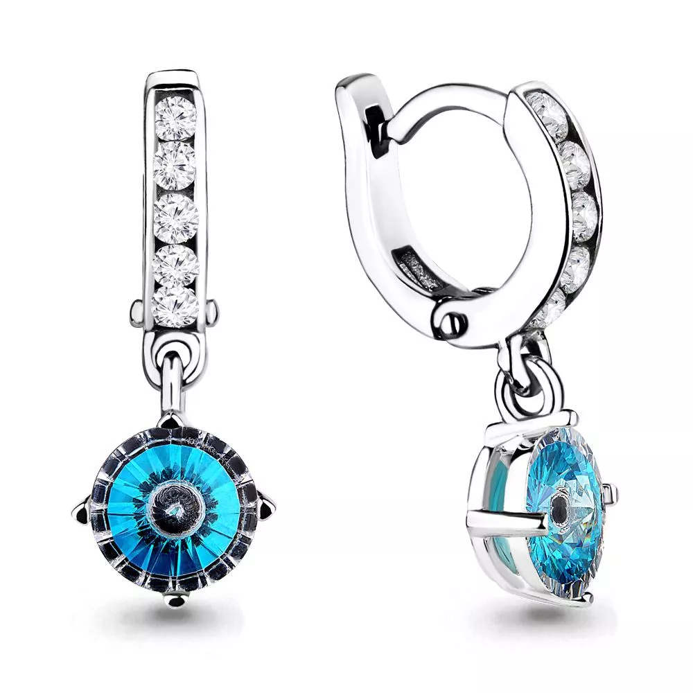 Серьги, серебро, артикул LV46070100А