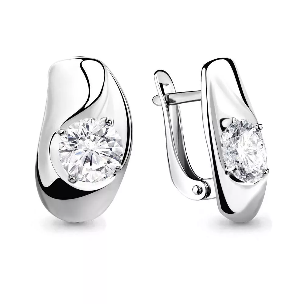 Серьги из серебра, артикул LV46068