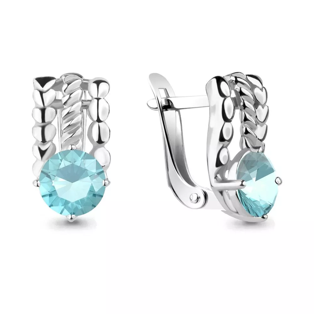 Серьги, серебро, артикул LV46050101Н