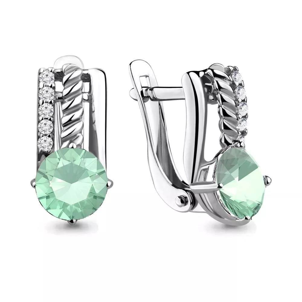 Серьги из серебра, артикул LV46049101Г