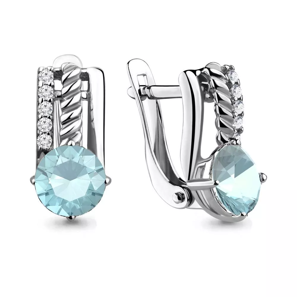 Серьги, серебро, артикул LV46049101Б