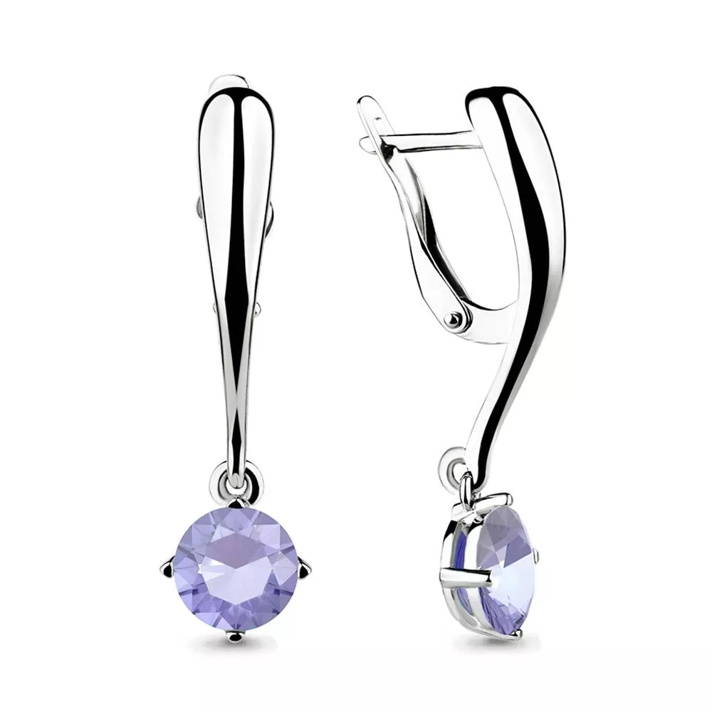 Серьги, артикул LV46047С, серебро