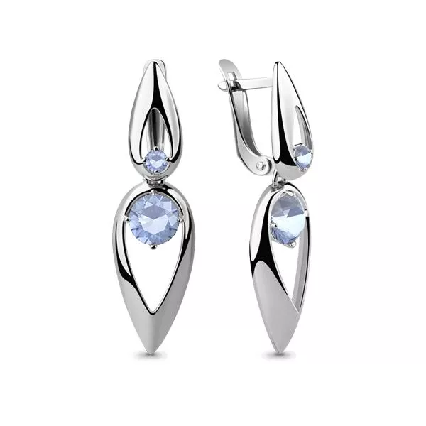 Серьги из серебра, артикул LV46045С