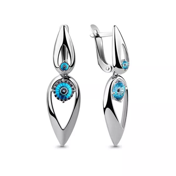 Серьги, артикул LV46045100, серебро