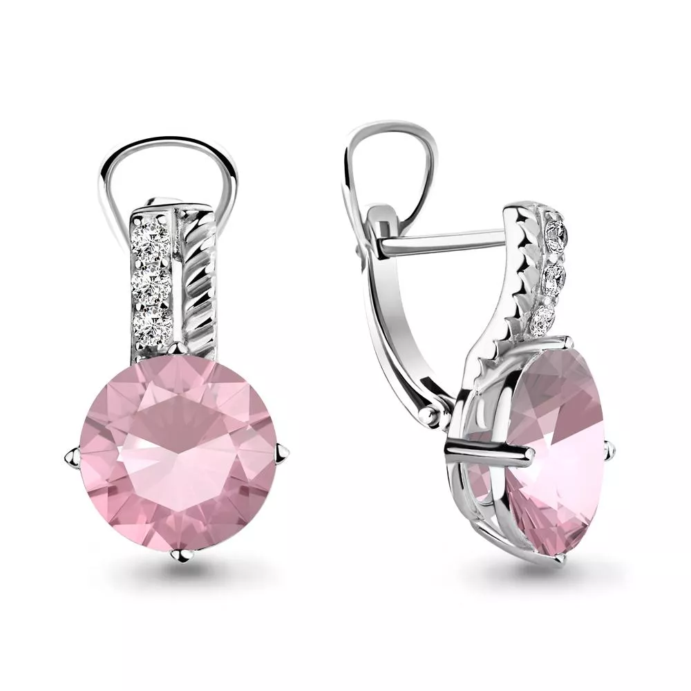 Серьги, артикул LV46038В, серебро