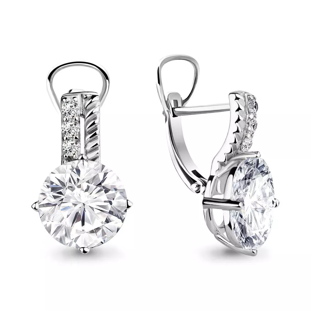 Серьги, серебро, артикул LV46038А