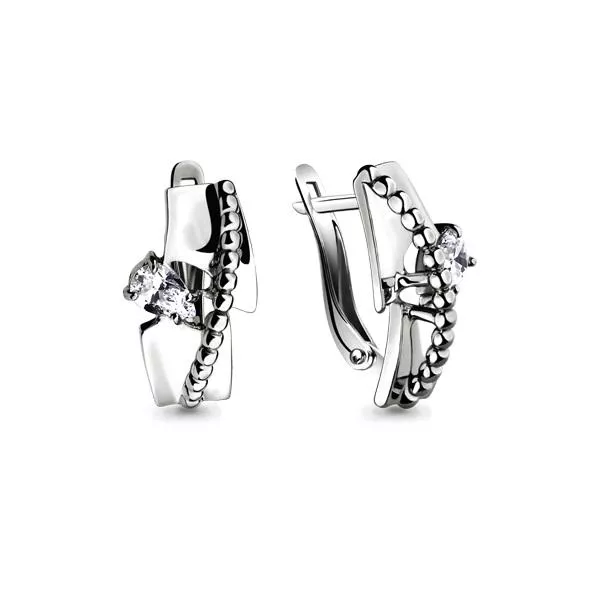 Серьги, артикул LV45984, серебро