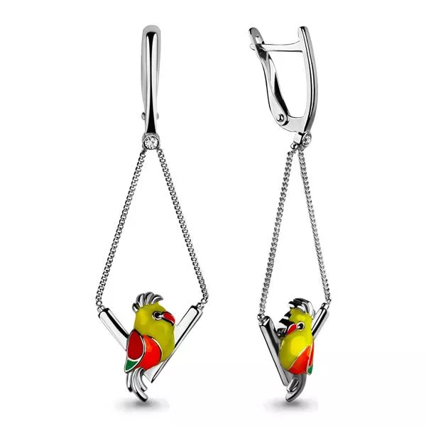 Серьги из серебра, артикул LV45954А