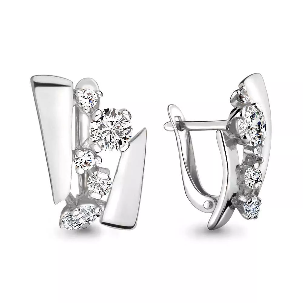 Серьги, артикул LV45932А, серебро