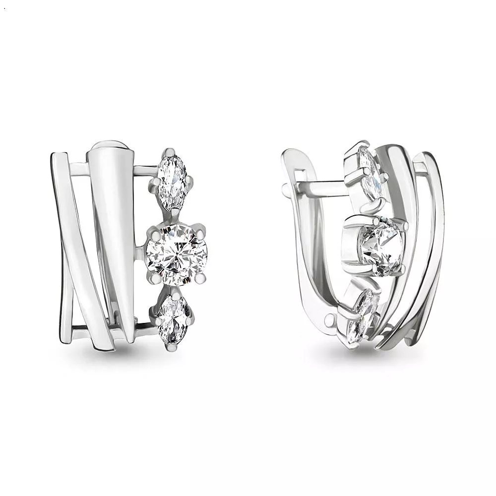 Серьги, серебро, артикул LV45929