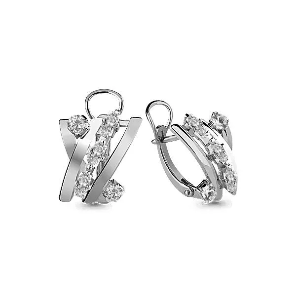 Серьги, артикул LV45920, серебро