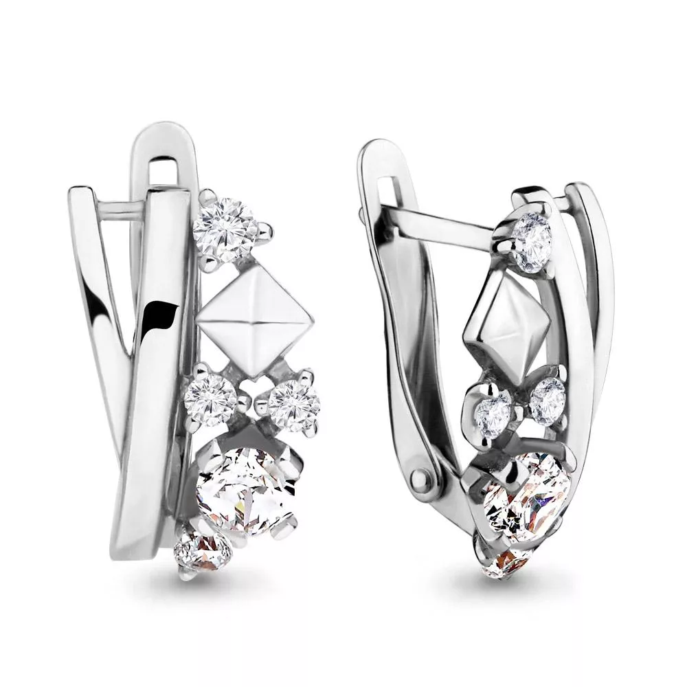 Серьги из серебра, артикул LV45916А