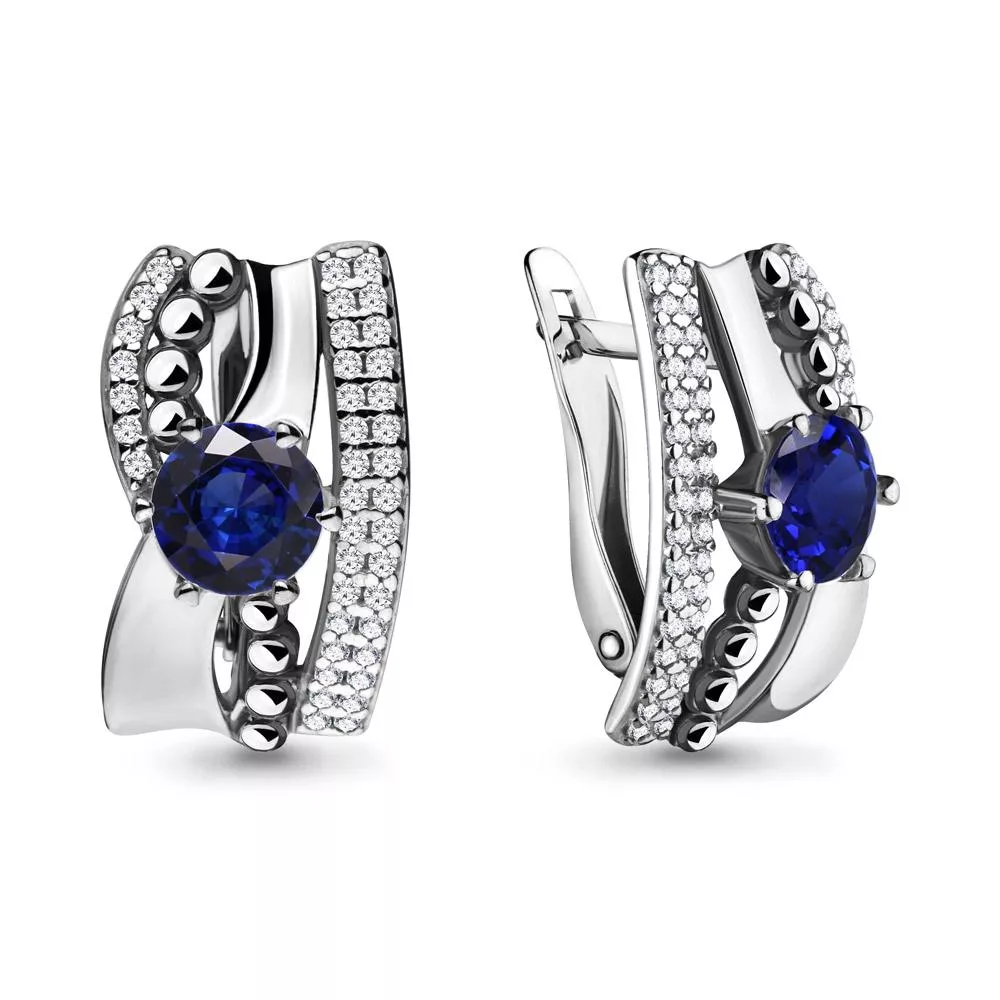 Серьги из серебра, артикул LV45900Б