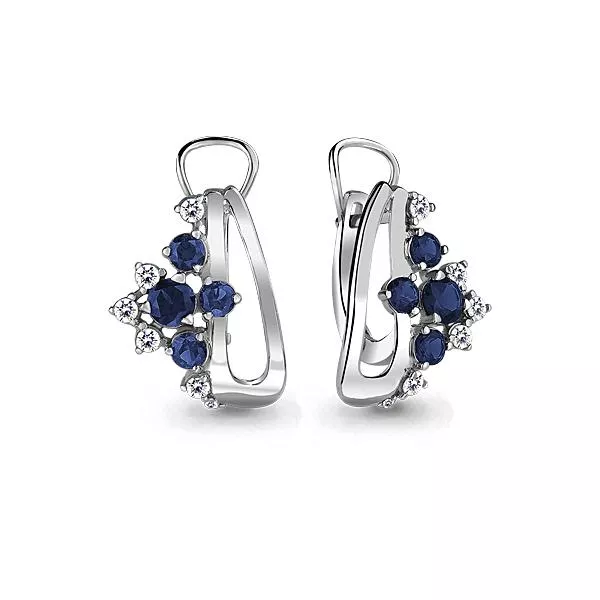 Серьги из серебра, артикул LV45896Б