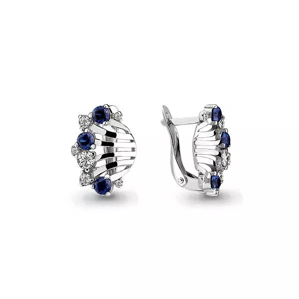 Серьги, артикул LV45889Б, серебро