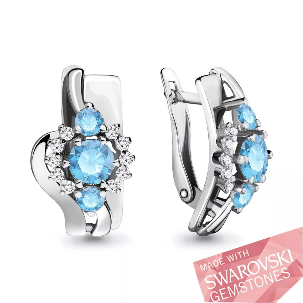 Серьги, серебро, артикул LV4588824А