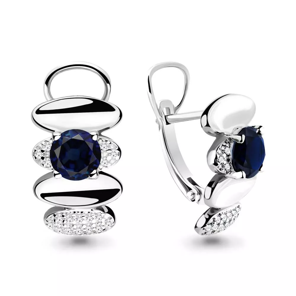 Серьги из серебра, артикул LV45883Б