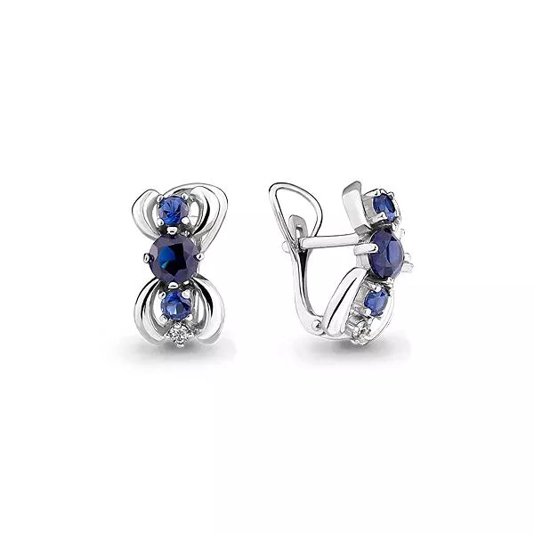 Серьги, артикул LV45877Б, серебро