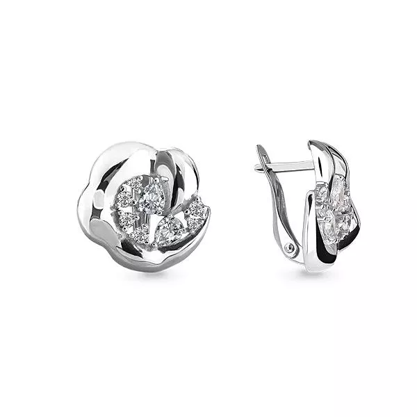 Серьги, серебро, артикул LV45865А