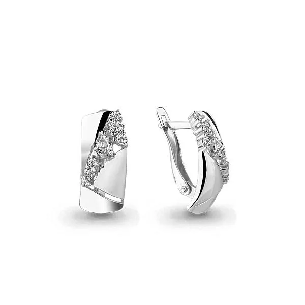 Серьги, серебро, артикул LV45862А