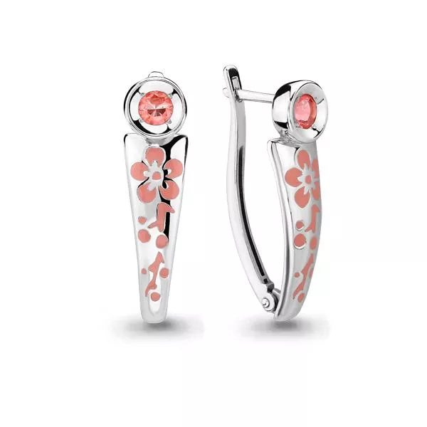 Серьги из серебра, артикул LV45840Р