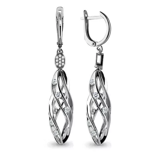 Серьги из серебра, артикул LV45781А