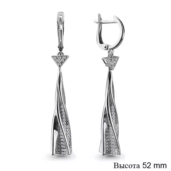 Серьги из серебра, артикул LV45779А