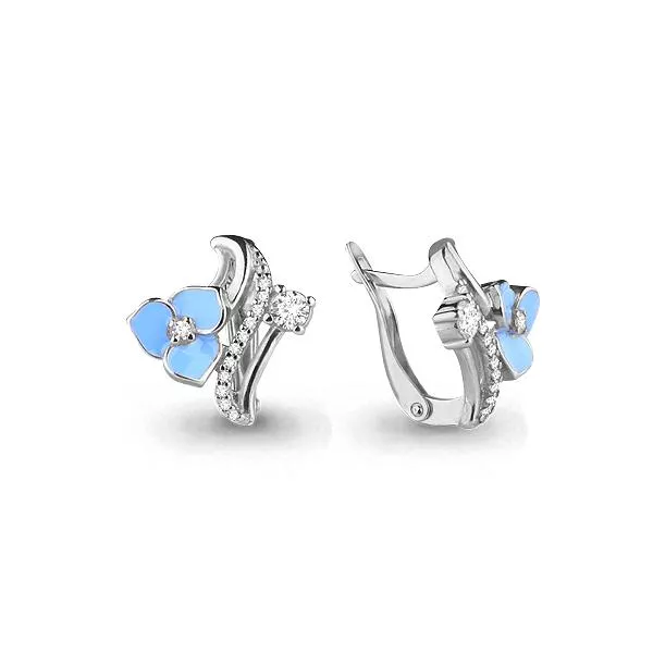 Серьги, артикул LV45744А, серебро