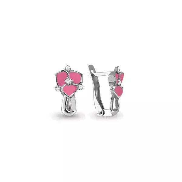 Серьги, артикул LV45737А, серебро