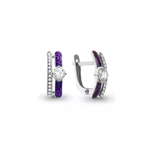 Серьги из серебра, артикул LV45722А