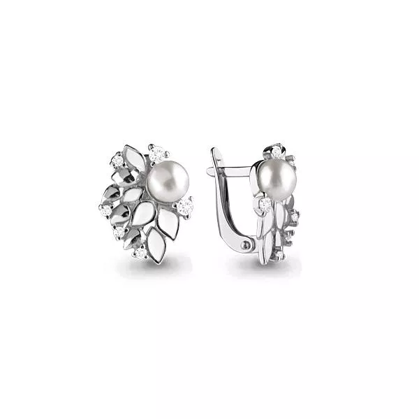 Серьги из серебра, артикул LV45698А