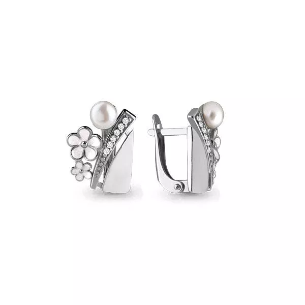 Серьги из серебра, артикул LV45682А