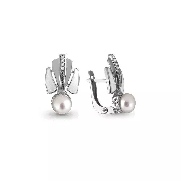 Серьги, серебро, артикул LV45680А