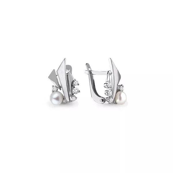 Серьги из серебра, артикул LV45676А