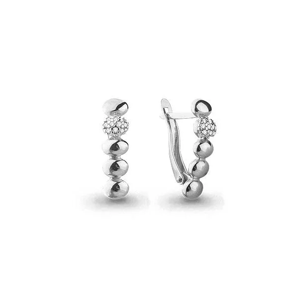 Серьги, артикул LV45659А, серебро