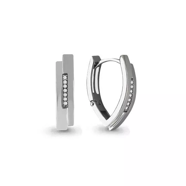 Серьги, серебро, артикул LV45650А