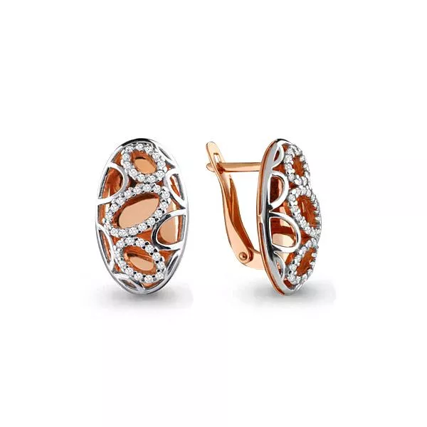 Серьги из серебра, артикул LV45645А