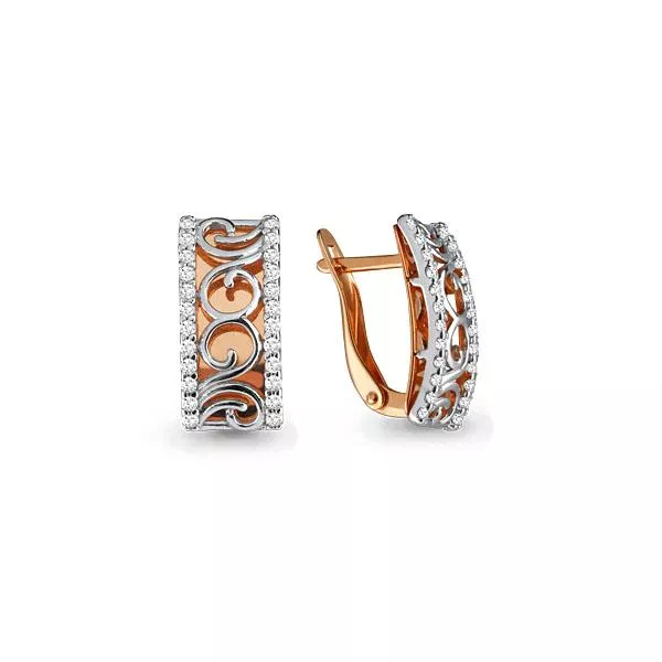 Серьги, серебро, артикул LV45640А