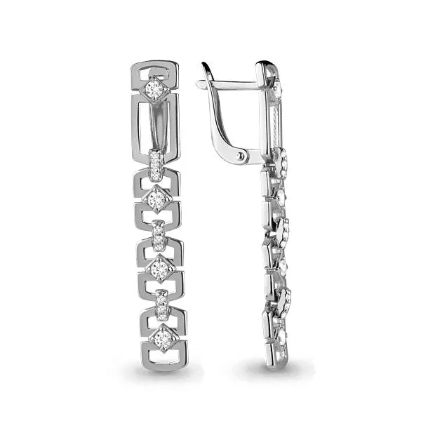 Серьги, артикул LV45513А, серебро