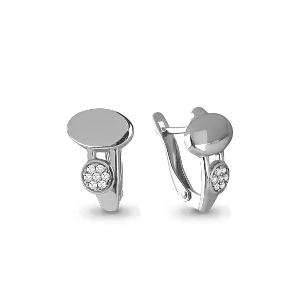 Серьги, серебро, артикул LV45512А