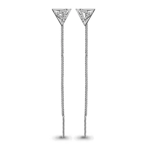 Серьги из серебра, артикул LV45489А