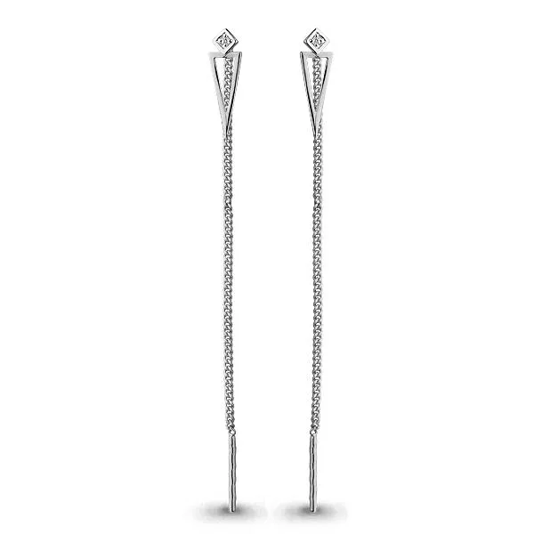 Серьги, серебро, артикул LV45487А