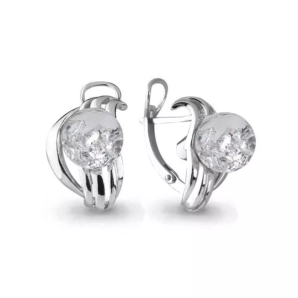 Серьги, серебро, артикул LV45482