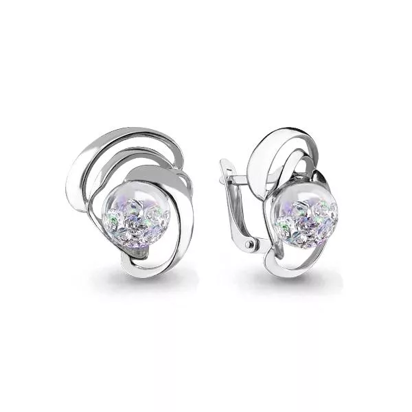 Серьги, артикул LV45397П, серебро