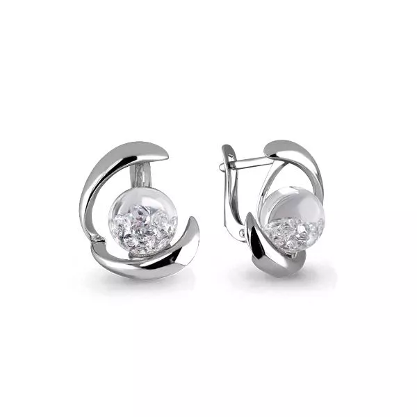 Серьги из серебра, артикул LV45390