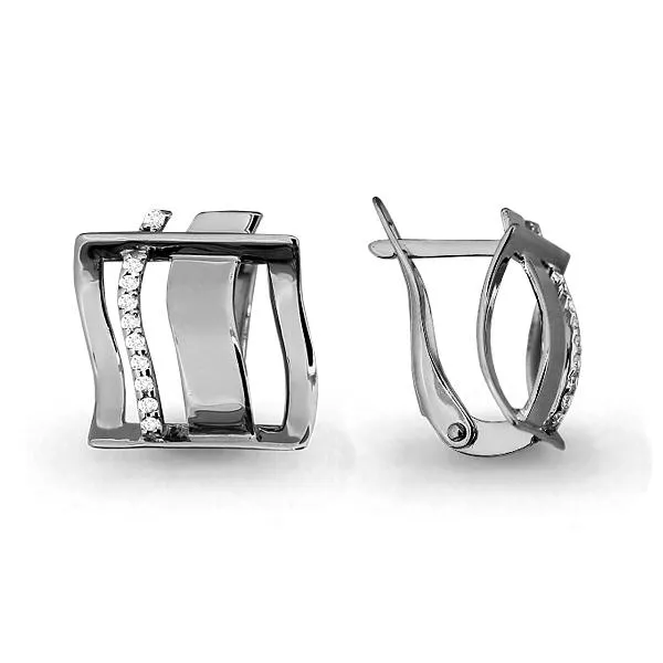 Серьги, серебро, артикул LV45333