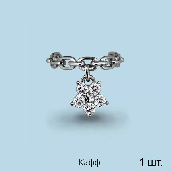 Серьги, серебро, артикул LV45214А