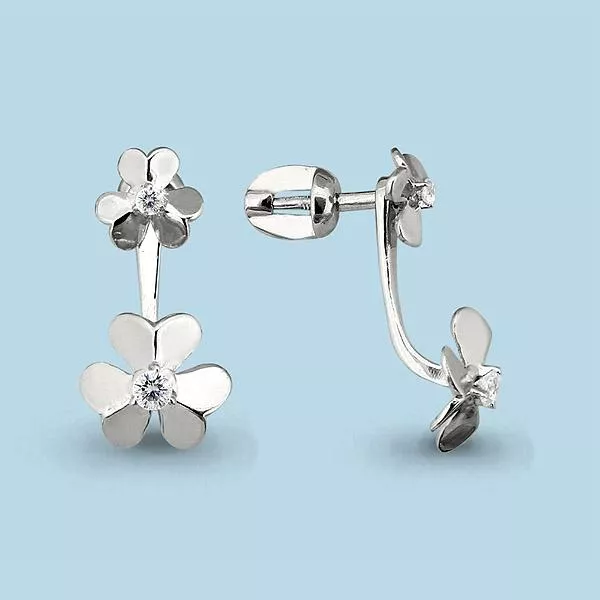 Серьги из серебра, артикул LV45179А