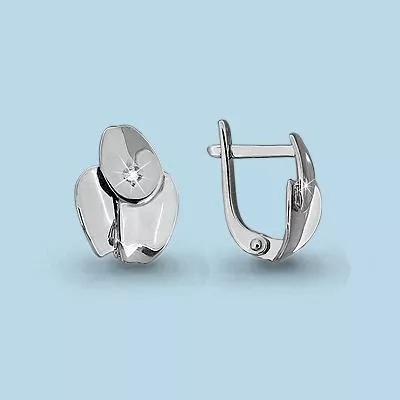 Серьги, серебро, артикул LV45111А