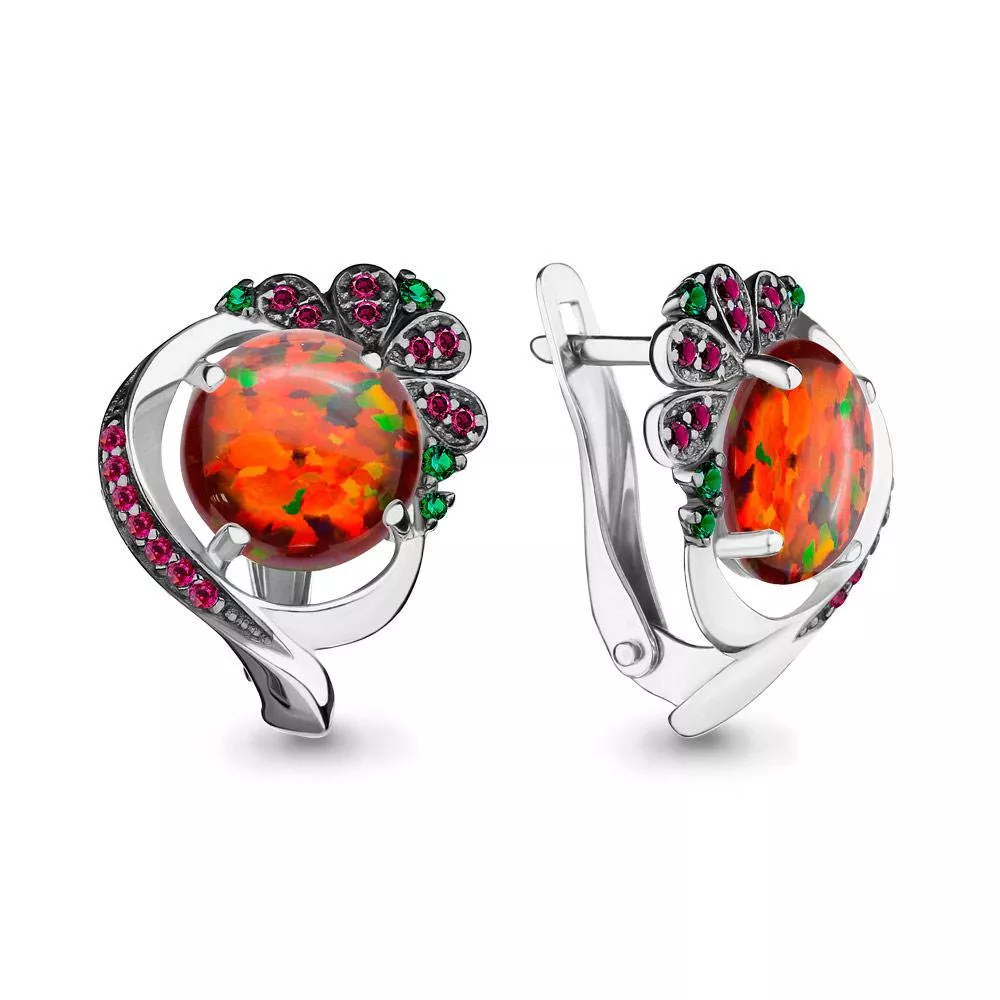 Серьги из серебра, артикул LV4499887ВГ